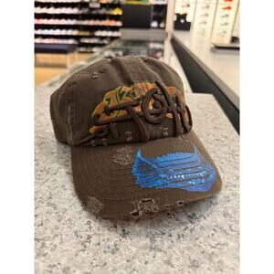 Travis Scott Cactus Jack Utopia Telekinesis Baseball Hat Brown Fragment Kaws